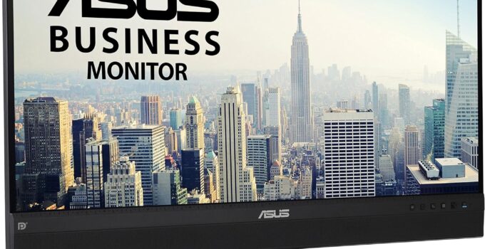 ASUS 27” 1440P Video Conference Monitor (BE27ACSBK) – QHD (2560 x 1440), IPS, Built-in 2MP Webcam, Mic Array, Speakers, Eye Care, Wall Mountable, AI Noise-canceling, USB-C, HDMI, Zoom Certified,Black