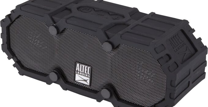 Altec Lansing Mini LifeJacket 2 – IP67 Waterproof Floating Bluetooth Speaker For Pool And Travel, Shockproof and Snowproof Portable Speaker for Outdoor, 30ft Range and 10 Hour Playtime