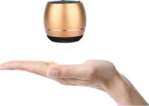 Aresrora Portable Bluetooth Speakers,Outdoors Wireless Mini Bluetooth Speaker with Built-in-Mic,Handsfree Call,TF Card,HD Sound and Bass for iPhone Ipad Android Smartphone and More (Gold)