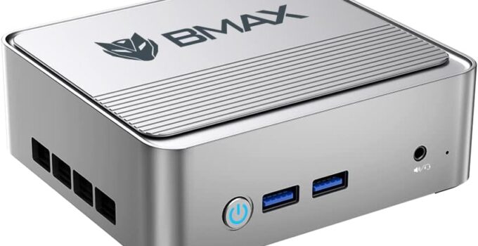Bmax B3 Mini PC 256GB SSD 8GB DDR4, Intel 11th Gen N5095 Processor (up to 2.9GHz) 4C/4T, WiFi/BT/HDMIx2 Support 4K Dual Screen Display, Wake On LAN, Auto Power On Win-11 Pro Mini Desktop Computer