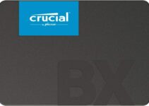 Crucial BX500 240GB 3D NAND SATA 2.5-Inch Internal SSD, up to 540MB/s – CT240BX500SSD1Z Black/Blue