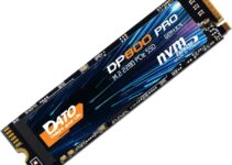 DATO DP800 Pro 512GB M.2 2280 PCIe Gen4x4 NVMe SSD Internal Solid State Drive for Gaming and Creators (Up to 5100/4600 MB/s)