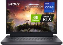 Dell G16 7630 Gaming Laptop – 16-inch QHD+ 240Hz 3ms Display, Intel Core i9-13900HX, 16GB DDR5 RAM, 1TB SSD, NVIDIA GeForce RTX 4070 8GB GDDR6, Windows 11 Home, Onsite Service – Metallic Nightshade