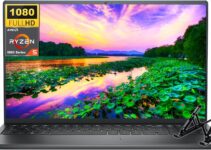 Dell Inspiron 15 3525 Laptop 2024 Newest, 64GB RAM, 2TB SSD, High Performance for Business and Student, 15.6″ FHD IPS Display, AMD Ryzen 5 5500U Processor (up to 4GHz Beat i7-10710U), Win 11 Home