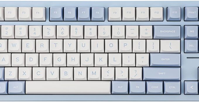 EPOMAKER x Feker Galaxy80 Gaming Keyboard, Aluminum Alloy Wireless Mechanical Keyboard, BT5.0/2.4G/USB-C Gasket-Mounted Keyboard, Hot Swappable, NKRO Creamy Keyboard (Blue, Marble White Switch)