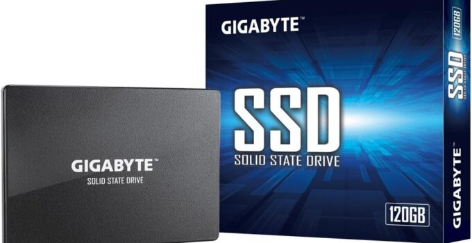Gigabyte GIGABYTE SSD 120GB NAND Flash SATA III 2.5″ Internal SSD – GP-GSTFS31120GNTD 2.5 inches GP-GSTFS31120GNTD