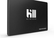 HIRVOD 512GB SSD 2.5” SATA III 6 Gb/s Internal Solid State Drive, Read Speed Up to 570 MB/s, 3D NAND Technology, Compatible with Laptop & PC Desktop, Black