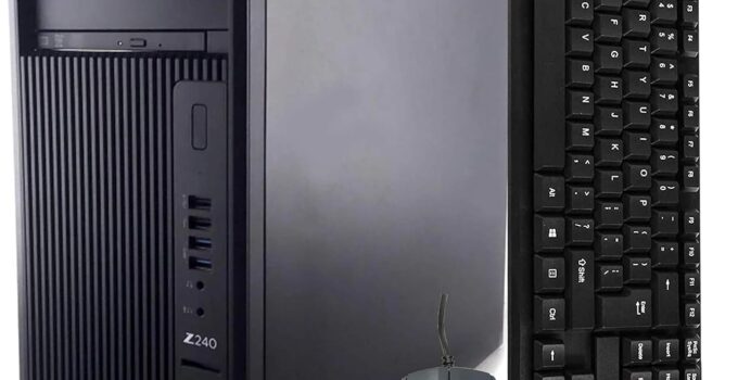 HP Z240 Tower Computer Desktop PC, Intel Core i5-6500 3.20GHz Processor, | 32GB Ram, 256GB SSD + 2TB HDD | HDMI, AMD Radeon RX-550 4GB Graphics, Wireless WiFi, Windows 10 (Renewed)