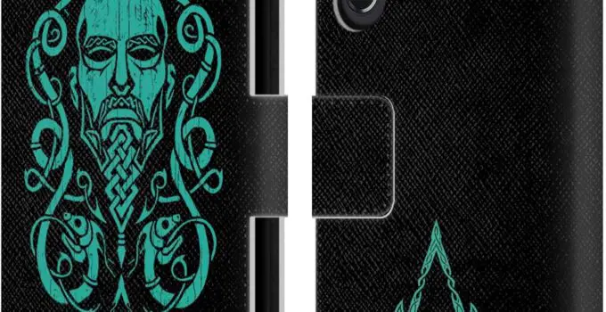 Head Case Designs Officially Licensed Assassin’s Creed Eivor Graphic Valhalla Symbols and Patterns Leather Book Wallet Case Cover Compatible with Samsung Galaxy A24 4G / Galaxy M34 5G