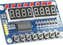 HiLetgo TM1638 8 Bits Digital LED Tube Display Module with 8 LEDs 8 Button keys for AVR Arduino ARM