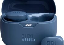JBL Tune Buds – True Wireless Noise Cancelling Earbuds (Blue), Small, JBLTBUDSBLUAM