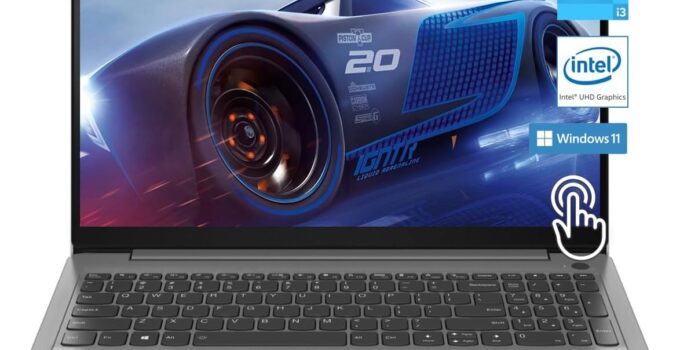 Lenovo 2023 Newest Ideapad 3i Laptop, 15.6″ FHD Touchscreen, 11th Gen Intel Core i3-1115G4 Processor, 12GB DDR4 RAM, 256GB SSD, HDMI, Webcam, Wi-Fi6, Bluetooth, Win11, Arctic Grey, W/GaLiMu