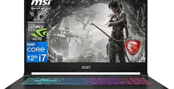 MSI 2023 Newest Katana 15 Gaming Laptop, 15.6″ 144 Hz IPS Display, Intel Core i7 12650H (Up to 4.7 GHz), GeForce RTX 4070, 16GB RAM, 1TB SSD, Wi-Fi 6, 4-Zone RGB Gaming Keyboard, Windows 11 Home