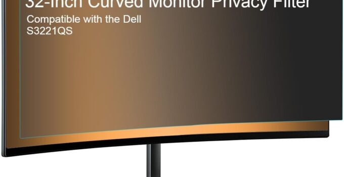 Photodon 2-Way Privacy Filter for The Dell S3221QS 32-Inch Curved 4K UHD Monitor