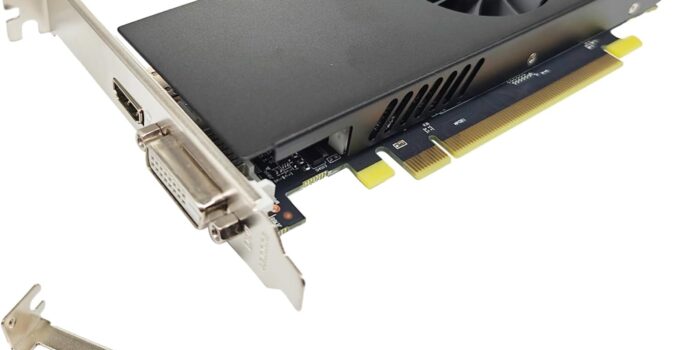 QTHREE Radeon RX 550 2GB Low Profile Graphics Card,GDDR5,128-Bit,DVI,HDMI,SFF Video Card for PC Gaming,Computer GPU,PCI Express X8 3.0,DirectX 12,Support 4K