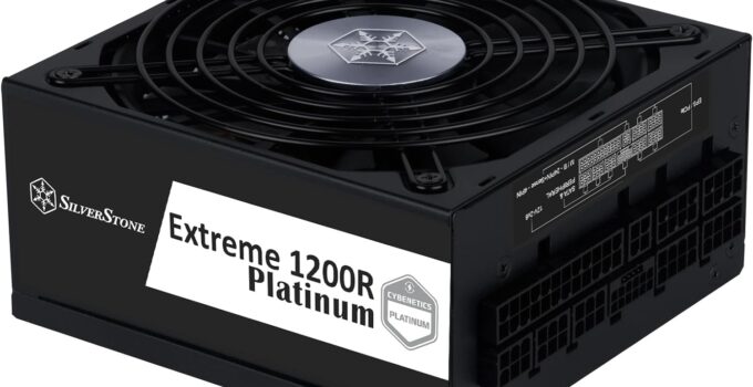 SilverStone Technology Extreme 1200R Platinum Cybenetics Platinum 1200W SFX-L Power Supply, SST-EX1200R-PL