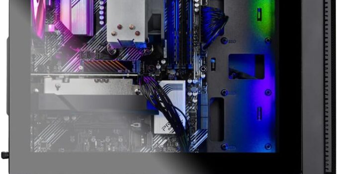 Skytech Shadow Gaming PC, Ryzen 5 7600X 4.7 GHz (5.3GHz Turbo Boost), AMD RX 7600XT 16GB GDDR6, 2TB SSD, 16GB DDR5 RAM 5200, 650W Gold PSU, Wi-Fi, Win 11 Home