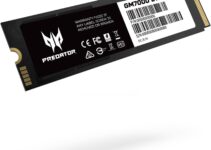 acer Predator GM7000 2TB M.2 SSD 2280 NVMe Gen4 Internal Gaming SSD, Compatible with PS5 Up to 7400MB/s – BL.9BWWR.106