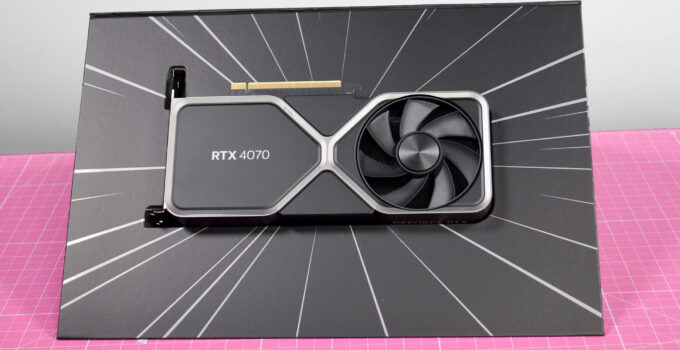 Manufacturers take note: this efficient RTX 4070 GPU with only one fan shows us a better future for tech