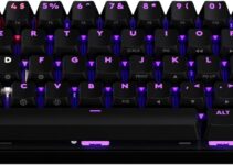 Logitech G PRO X 60 LIGHTSPEED Wireless Gaming Keyboard, Ultra Compact TKL 60% Mechanical Keyboard for Windows PC, LIGHTSYNC RGB, Dual-Shot PBT Keycaps, GX Optical Linear Switches – Black