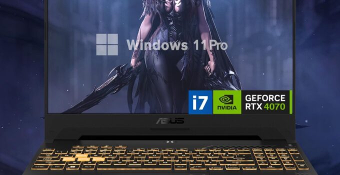 ASUS TUF 15.6 i7 RTX 4070 Premium Gaming Laptop, 15.6″ FHD 1920 * 1080 144Hz, Intel i7-13620H (Beats Intel i9-12900), NVIDIA GeForce RTX 4070, 64GB DDR5, 4TB SSD, RGB Backlit Keyboard, Windows 11 Pro
