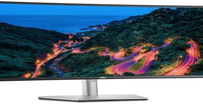 Dell UltraSharp U3423WE 34.1″ WQHD Curved Screen WLED LCD Monitor – 21:9