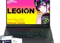 Lenovo Legion Pro 7 Gaming Laptop – 16" WQHD IPS 240Hz Display, Intel Core i9-13900HX, GeForce RTX 4080, 32GB DDR5 RAM, 1TB SSD, Webcam, RGB Backlit KB, Wi-Fi 6E, Win 11 Pro + Office Lifetime License
