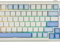 MCHOSE K99 96% Wireless Gaming Keyboard, Gasket Mechanical Keyboard, BT5.0/2.4GHz/USB-C Wired Creamy Keyboard, with 6-Layer Padding, 6000mAh Battery, Hot Swappable, NKRO for Win/Mac/Linux