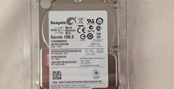Seagate ST600MM0026 600GB 10K RPM SAS-6GB/s 64MB 2.5" HDD (Renewed)