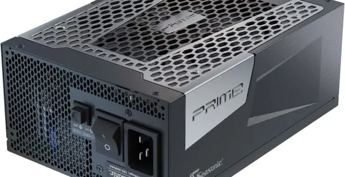 Seasonic Prime TX-1300, 1300W 80+ Titanium, Full Modular, Fan Control in Fanless, Silent, and Cooling Mode, 12 Year Warranty, Perfect Power Supply for Gaming and High-Performance Systems, SSR-1300TR.