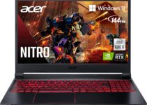 acer Nitro 5 Gaming Laptop, 15.6″ FHD 144Hz IPS Display, Intel Core i5-10300H Processor, GeForce RTX 3050 Laptop Graphics, 32GB DDR4, 1TB NVMe SSD, Intel Wi-Fi 6, Backlit Keyboard, Windows 10