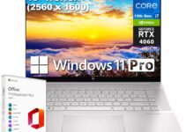 hp 2024 Newest Envy Business Gaming Laptop, 16″ WQXGA Touchscreen, Intel i7-13700H(14-Core), GeForce RTX 4060, 32GB RAM, 1TB SSD, Backlit Keyboard, Microsoft Office Lifetime License & Windows 11 Pro