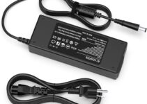 90W AC Power Adapter for HP All-in-One Desktop PC 18” 19” 20″ 21″ 22″ 23″ 24″; 18-5110 19-2304 20-B010 20-B013W 21-2024 22-3010 22-3020 23-B010 23-B012 24-G014 Power Supply Cord