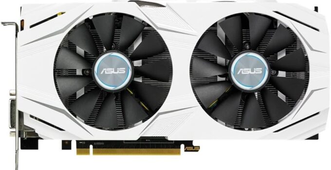 ASUS GeForce GTX 1060 6GB Dual-Fan OC Edition VR Ready Dual HDMI DP 1.4 Gaming Graphics Card (DUAL-GTX1060-O6G)
