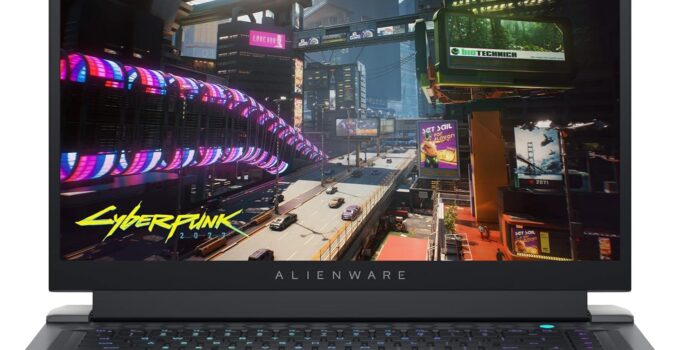 Alienware X15 R2 Gaming Laptop – 15.6-inch FHD 360Hz 1ms Display, Intel Core i7-12700H, 16GB RAM, 512GB SSD, NVIDIA GeForce RTX 3070Ti 8GB GDDR6, USB-C, WiFi 6, Bluetooth, Windows 11 Home – White