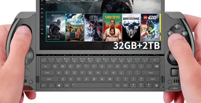 GPD Win 4 2024 [AMD Ryzen 7 8840U-32GB+2TB] 6 Inches Mini Handheld Win 11 PC Game Console Gameplayer 1920X1080 TouchScreen Laptop Tablet PC Black