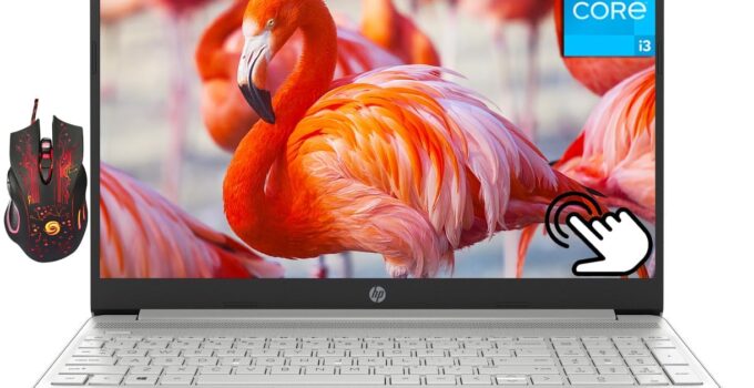HP 15.6″ Touchscreen Laptop, 12th Gen Intel Core i3-1215U Processor, 64GB RAM, 1TB SSD, ‎Intel UHD Graphics, Wi-Fi, HDMI, Long Battery Life, Windows 11 Home S