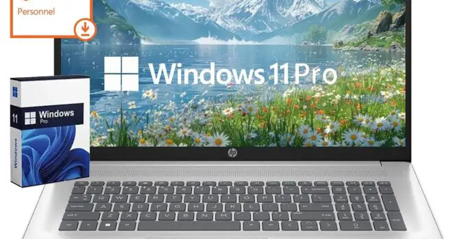 HP 2024 Newest 17 Inch Business Laptop,FHD IPS Display,Intel Core i3 1215U Processor,32GB RAM,1TB SSD,Intel UHD Graphics,Anti-glare,HD Camera,Wi-Fi,Fast Charge,Windows 11 Pro,Natural Silver