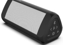 OontZ Ultra Bluetooth Speaker, Portable Wireless Speaker, 14 Watts, Up To 100 Ft Bluetooth Range, IPX7 Waterproof Speaker (Black with White Grille)